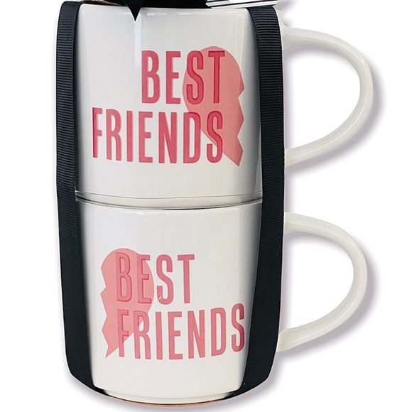 Stacking MUGS 2 Pack “BEST FRIENDS/BEST FRIENDS” - Picture 4 of 5